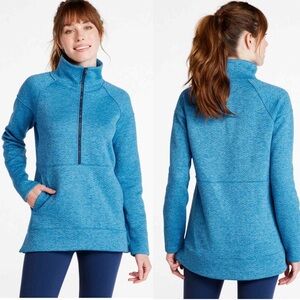 L.L. Bean Marine Blue FlexForward Quilt Half-Zip Pullover Women’s XL Sweatshirt
